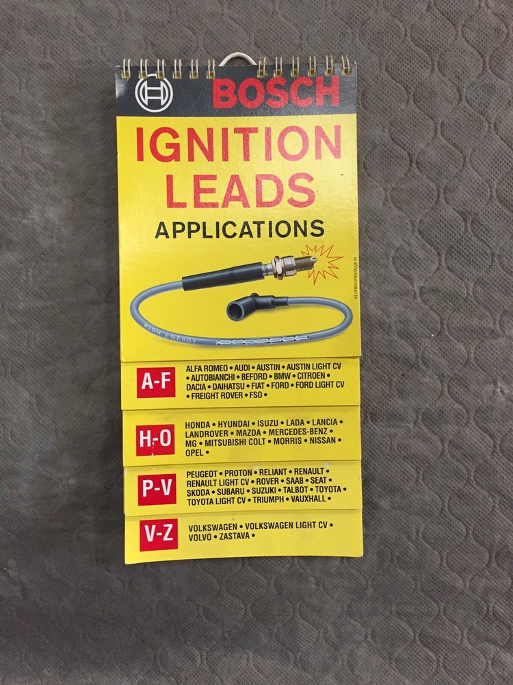 Bosch Ignition Leads Brochure