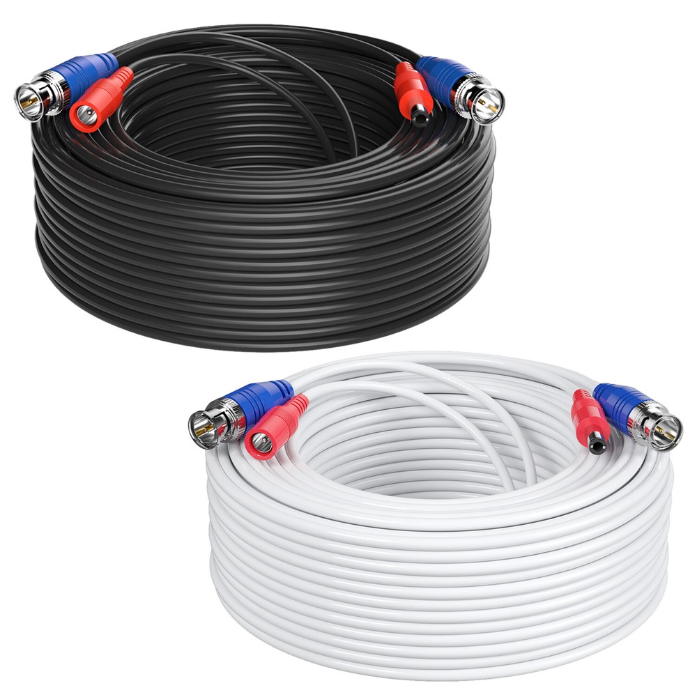 ZOSI CCTV Security Camera Cable BNC Extension Wire for Surveillance DVR System