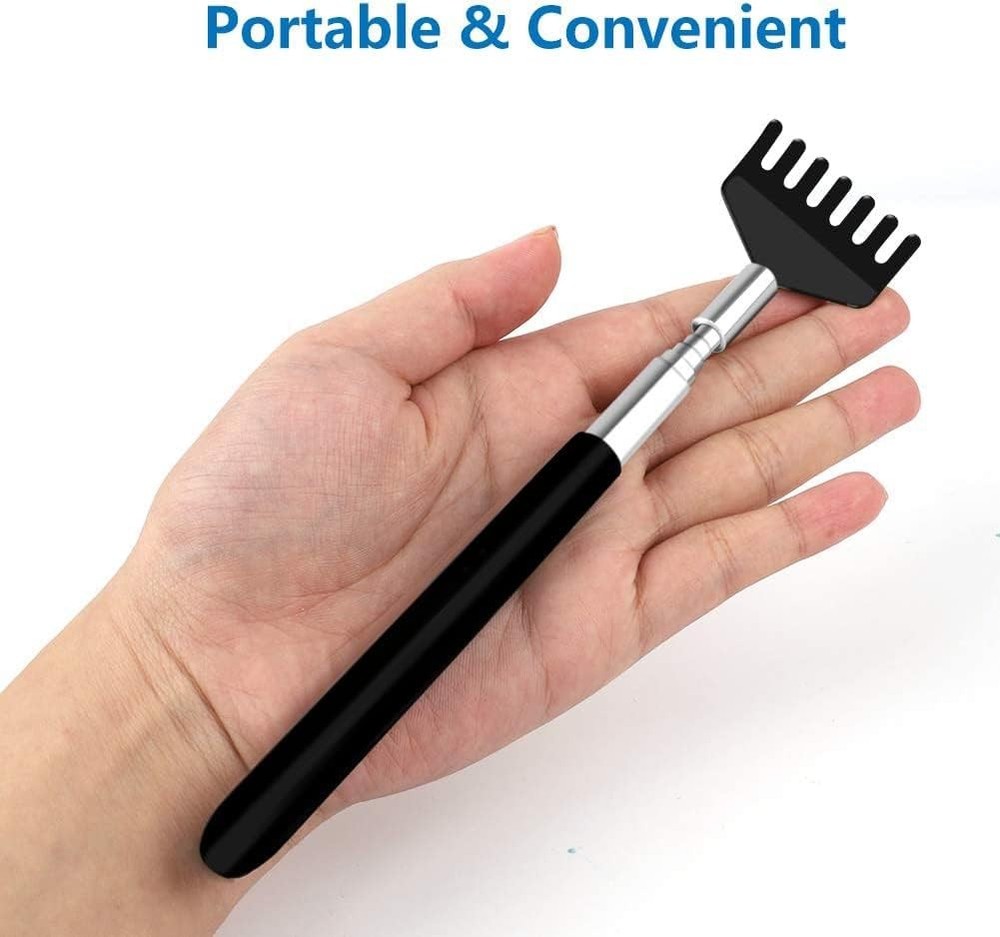 6 Pack Extendable Back Scratcher - Portable Telescoping Metal Back...