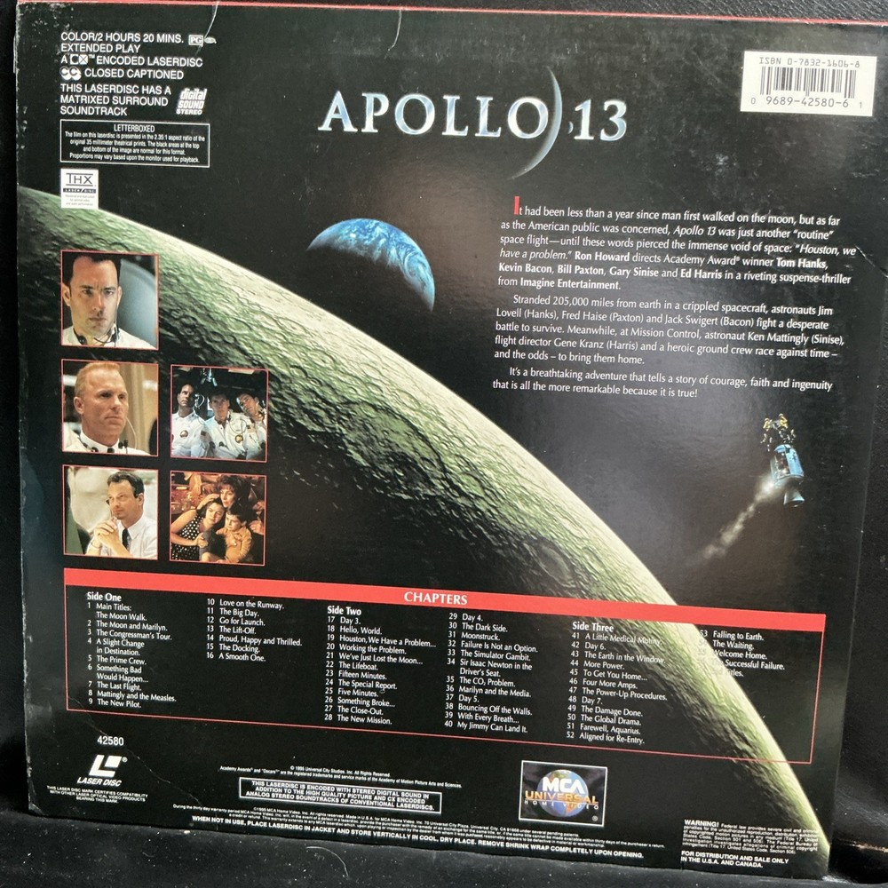 Apollo 13 Letterbox Edition Laser Disc