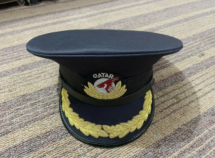QATAR AIRLINE PILOT CAP Reproduction