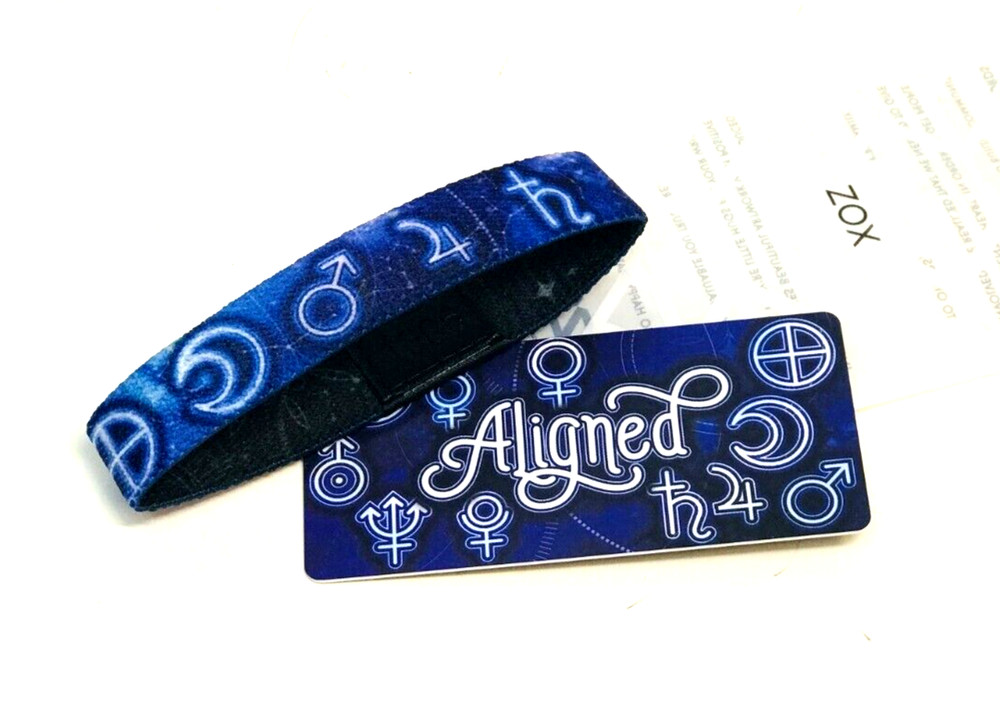 ZOX **ALIGNED** Silver Medium Single Wristband w/Card