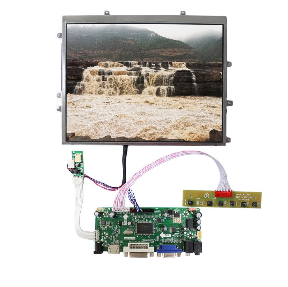 9.7inch 1024x768 IPS LCD Screen with HD MI VGA AV LCD Controller Board