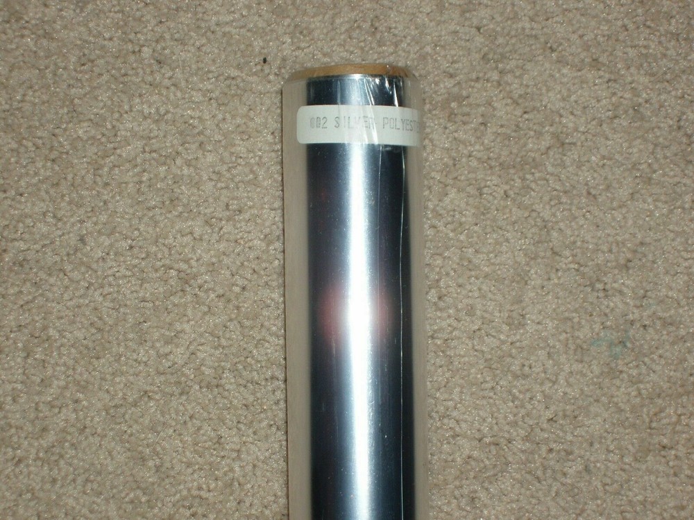 Mylar Film Silver Polyester 56"x25'