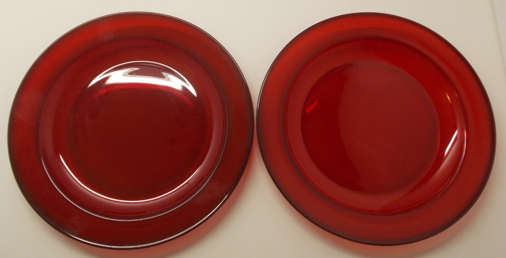 Vintage Arcoroc Red Ruby 12 Piece Coffee Set Glass Tableware Original Box