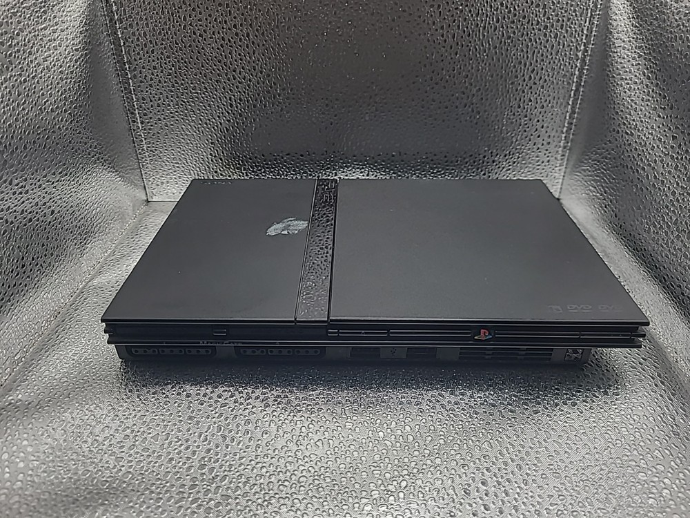 Sony PlayStation 2 PS2 Slim Console SCPH-79001 Black Tested Working + Controller