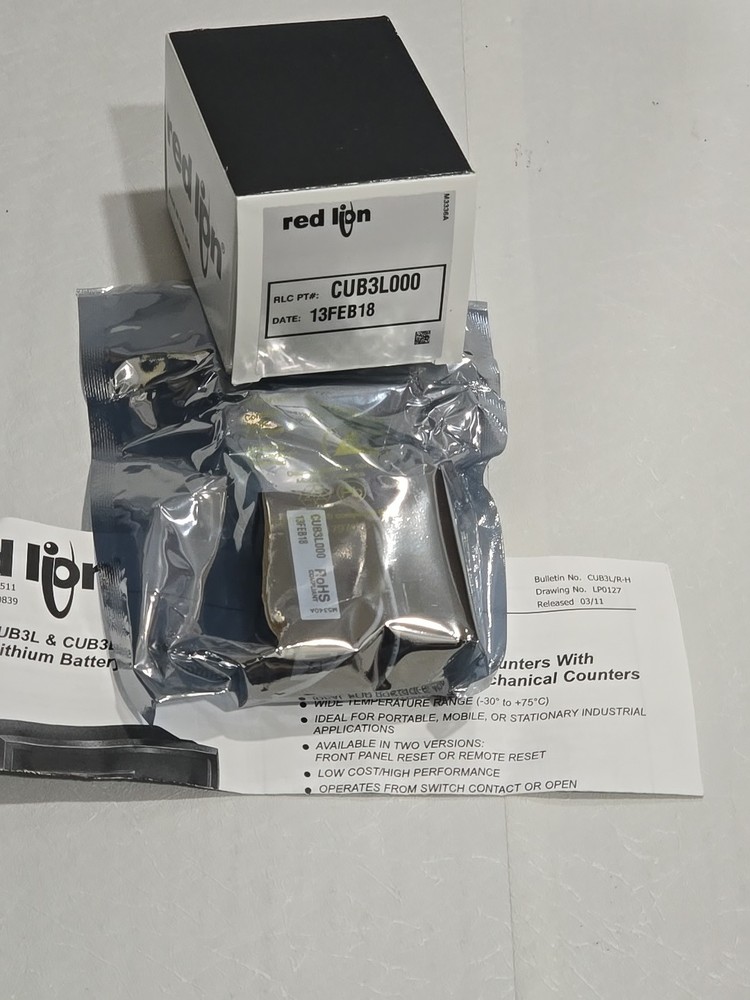 Red Lion CUB3L000 LCD Counter Module