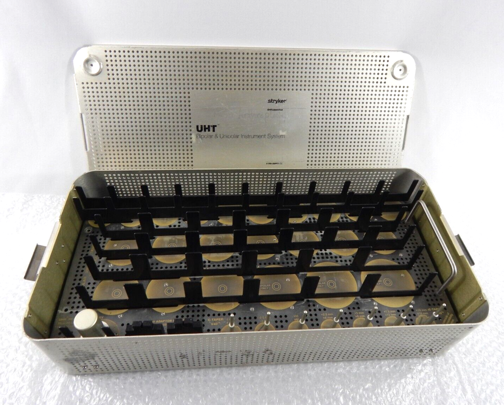 STRYKER ORTHO UHT BIPOLAR & UNIPOLAR INSTRUMENT SYSTEM CASE 1150-2000A
