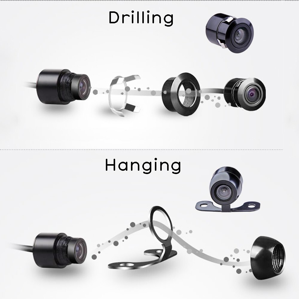 New Car Backup Camera Rear & Front View Night Vision Universal for Boss