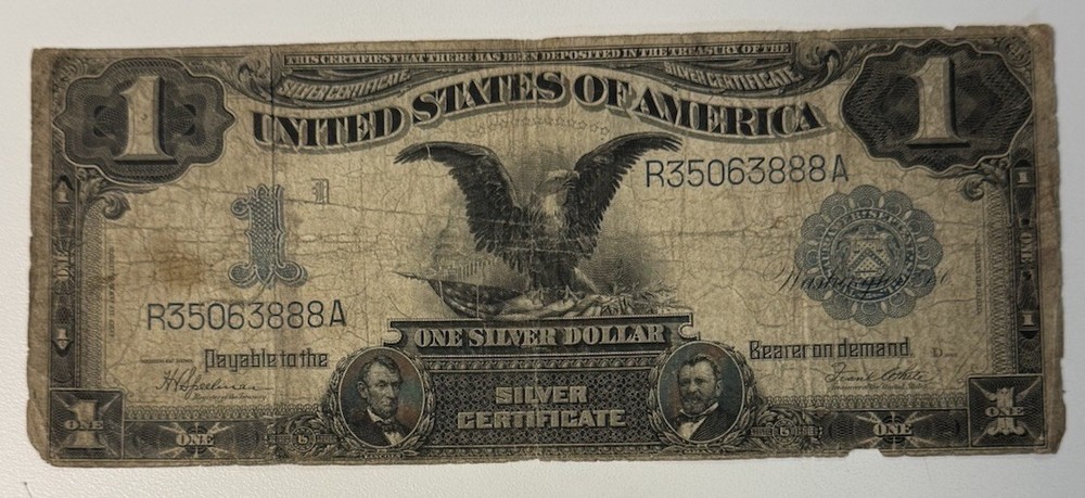 1899 $1 Black Eagle Silver Certificate VG