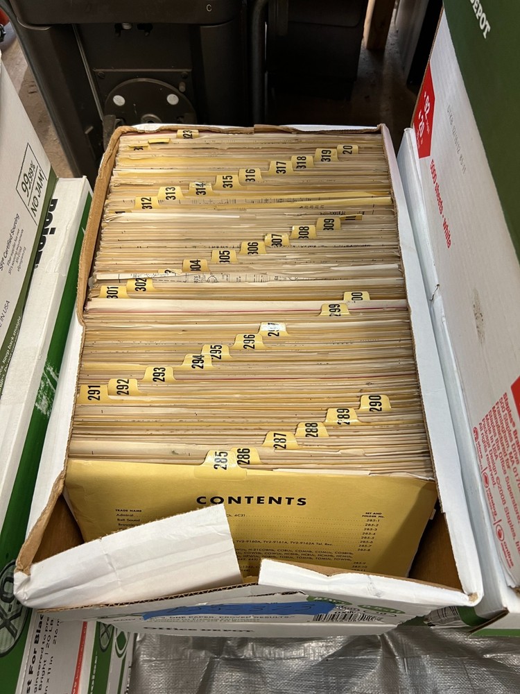 SAMS Photofact Folder Sets 285-323