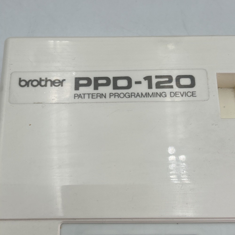 Brother PPD-120 KnitKing Pattern Programming Device Machine Cartridge III Boxed