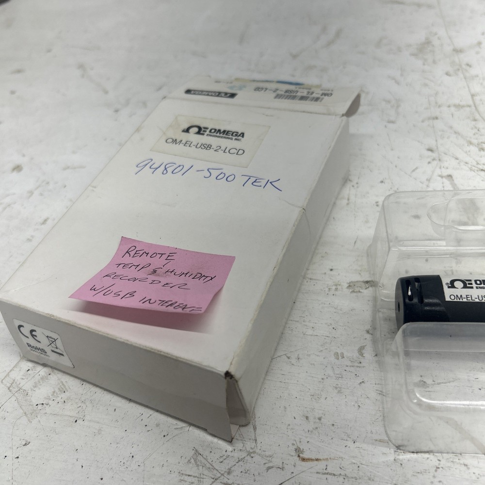 Omega Engineering Temperature And Humidity Recorder. Om-EL-usb-2-lcd.