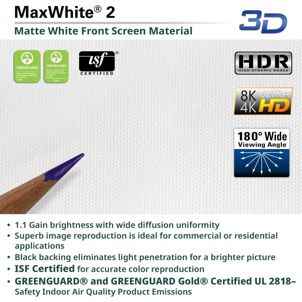 Manual Series, 100-INCH 16:9, Pull Down Manual Projector Screen with AUTO LOC...