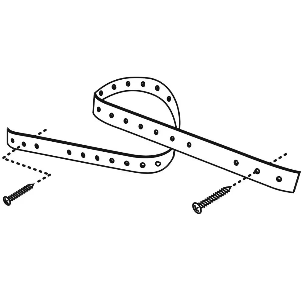 3/4 In. X 100 Ft. Plastic Pipe Hanger Strap