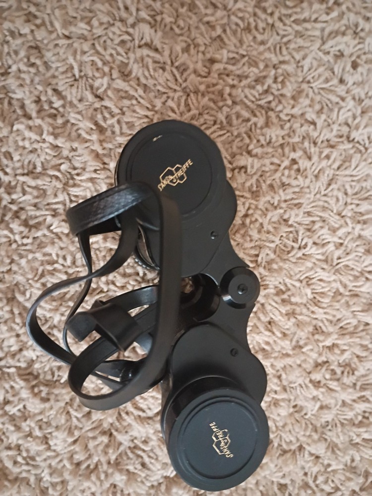 sans & streiffe binoculars with case vintage good condition