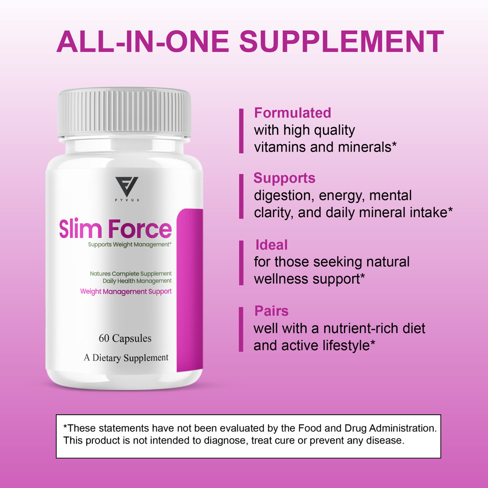 Slim Force Capsules, SlimForce Advanced Support Formula (60 Capsules)