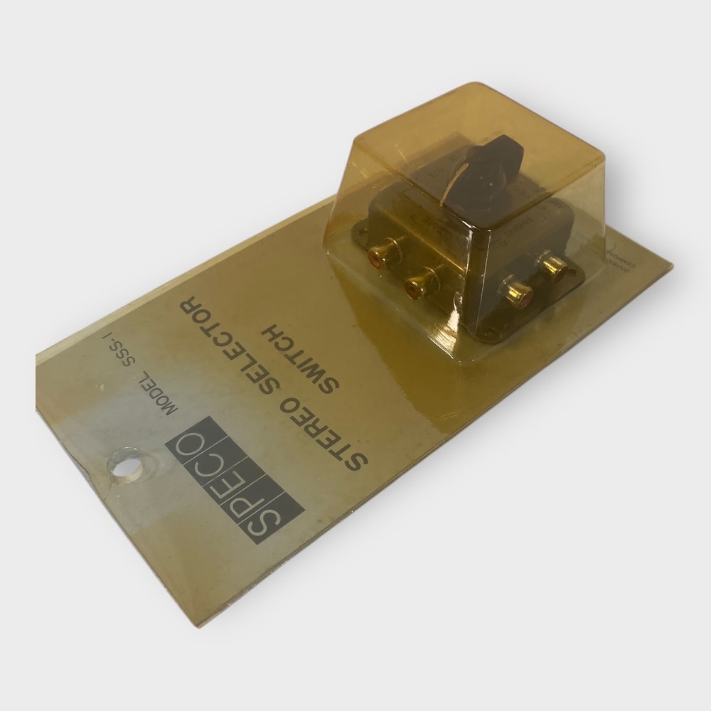 Speco SSS-I Stereo Selector Switch *NEW*