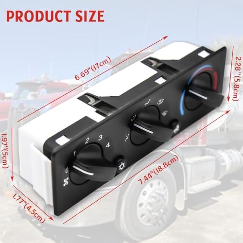 HVAC A/C Heater Climate Control Panel Module Fit for Peterbilt 384 (2008-2015)
