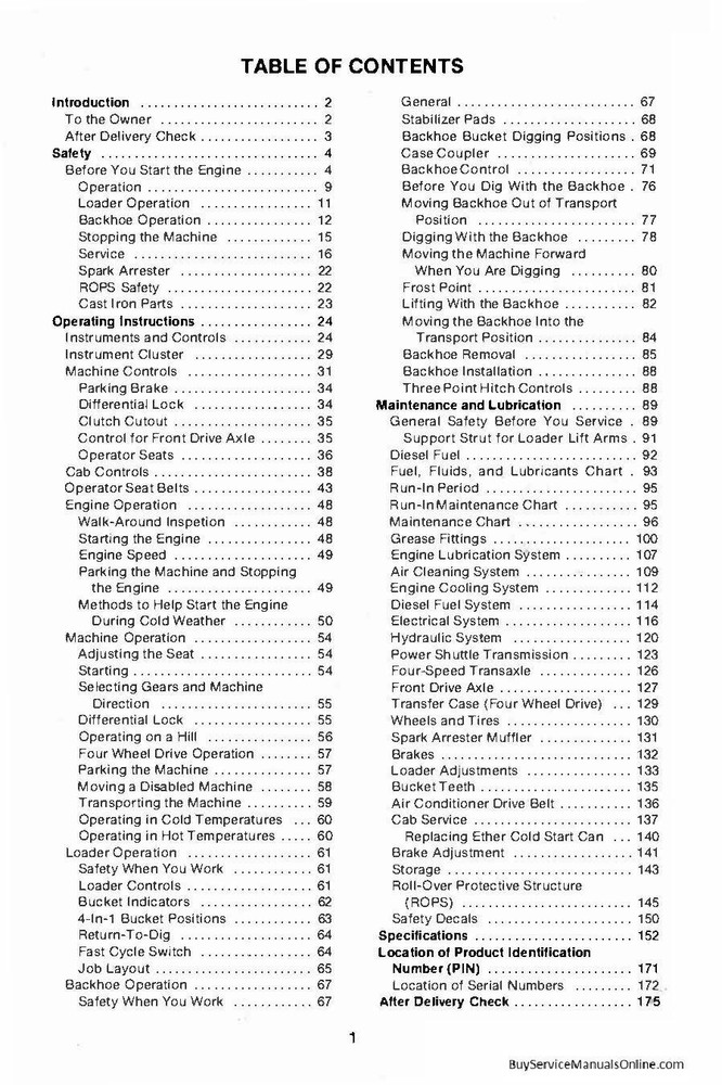 580E Loader Backhoe Operators Manual Fits Case Super E Construction King 9-8893