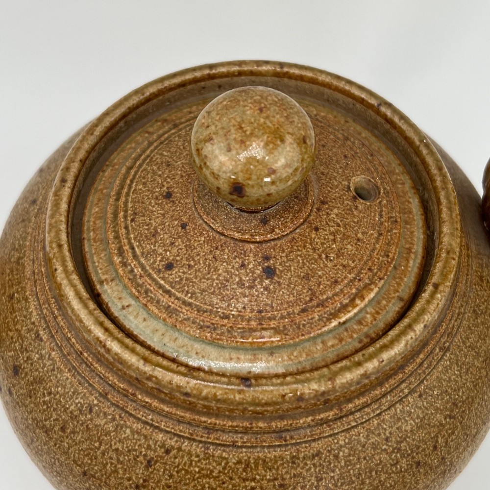 A. & J. Young Pottery Gresham Norfolk England Stoneware Teapot Spout Chip Read