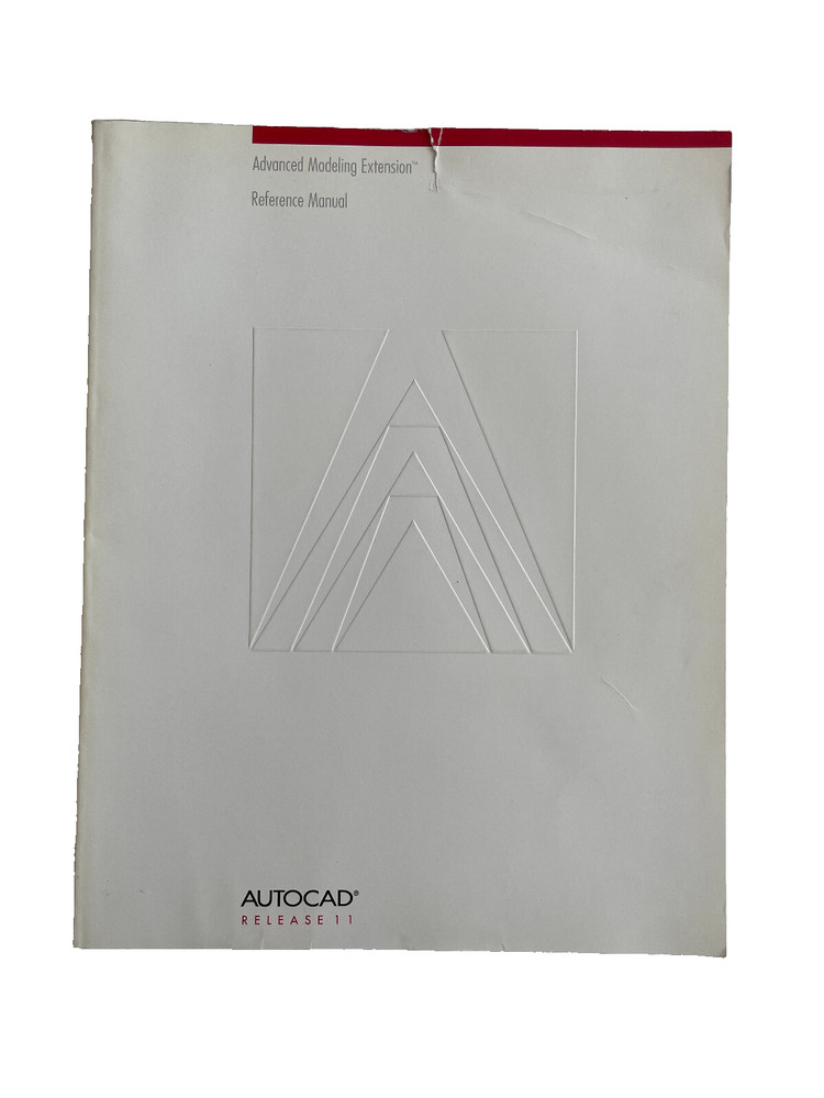 AutoCAD Release 11 Advanced Modeling Extension paperback reference manual 1990