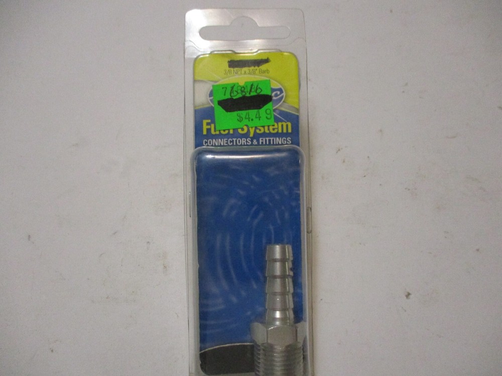 MARPAC MALE FITTING ALUMINUM 7-6816 3/8 NPT X 3/8 BARB