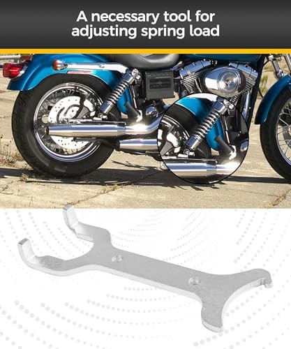 Spanner Wrench,Motorcycle Shock Spanner Wrench,Shock Adjustment Tool,Car