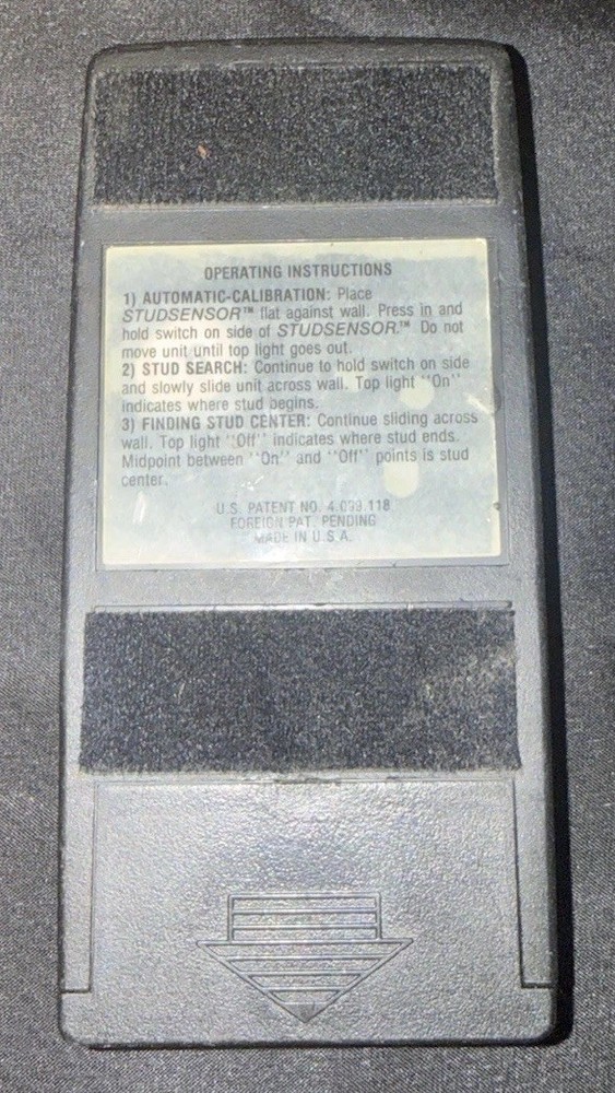 Vintage Sears Craftsman Electronic Stud Finder