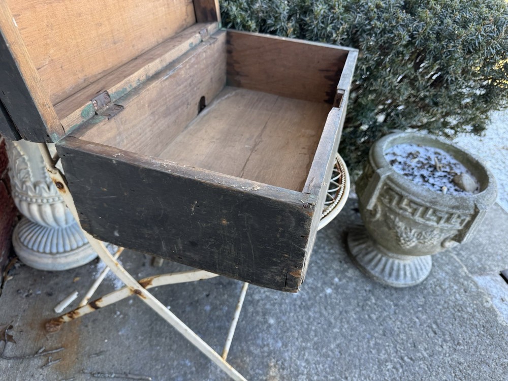 Antique Wooden Footlocker/Toolbox