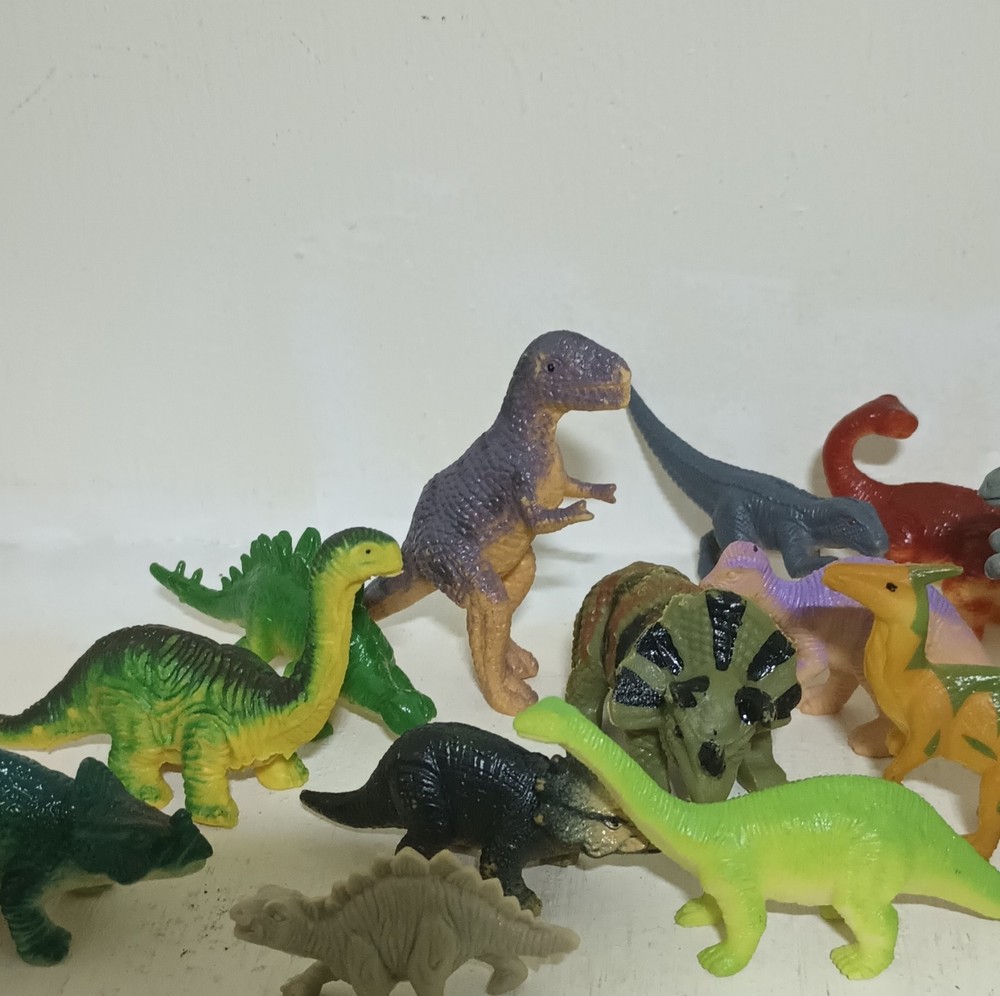 Assorted Plastic Dinosaur Figures