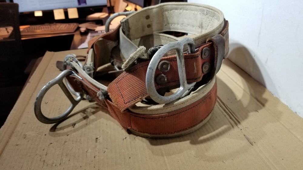 Vintage Lineman Climbing Belt Size Medium