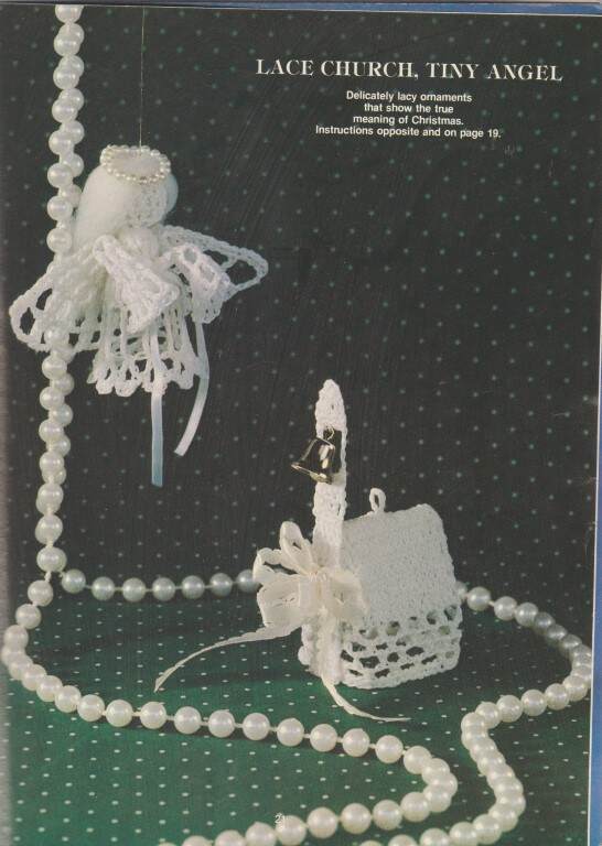OOP!!!VICTORIAN CROCHET ORNAMENTS BOOK 2 EASY DECORATIONS 21 DESIGNS