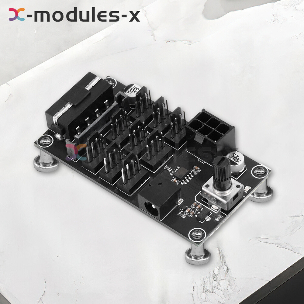 Computer Chassis PWM Violent Fan Speed Controller 9-Channel Fan Hub Controller