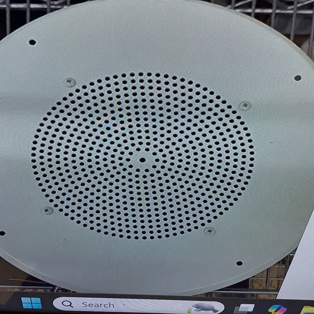 Bogen S810T725PG8W 8” Ceiling Speaker Grille Assembly 10oz Magnet (White)