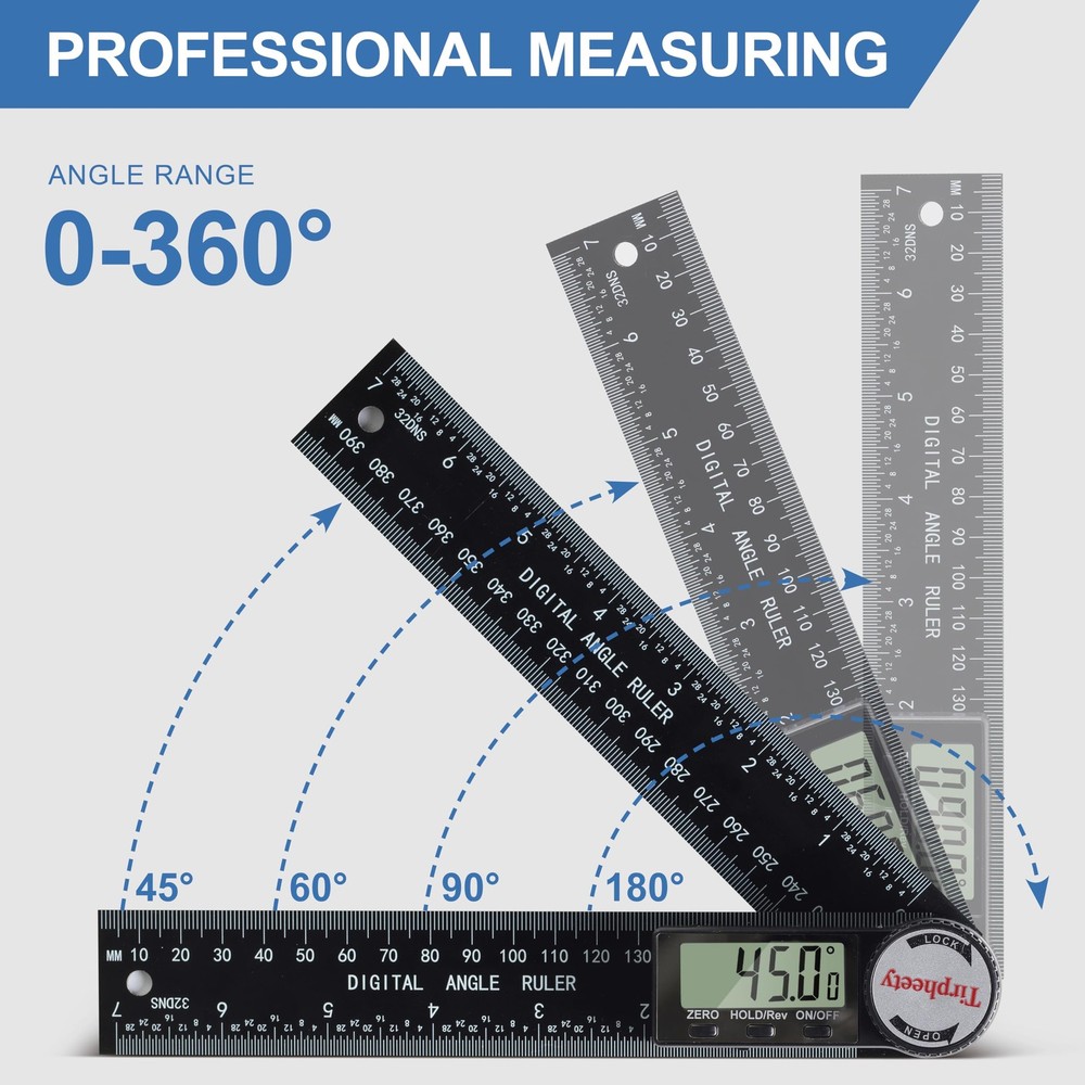 Digital Protractor Angle Finder - Accurate Measurement Tool for Precision Tasks