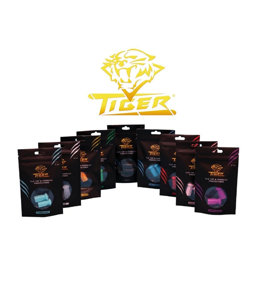 Tiger Tip & Ferrule Protector - 2pk. Ruby Red 9-13.5mm