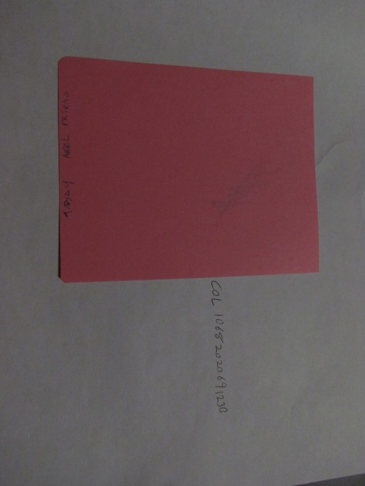 Ariel Prieto Signed Cut/Paper