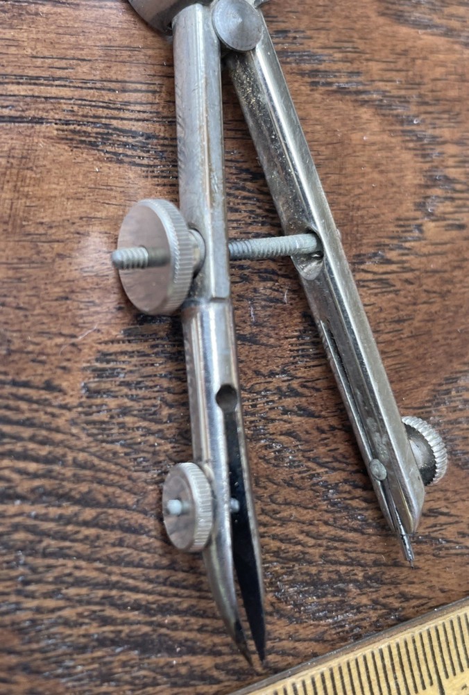 VINTAGE DIETZGEN DRAFTING CALIPER / COMPASS - MADE IN GERMANY