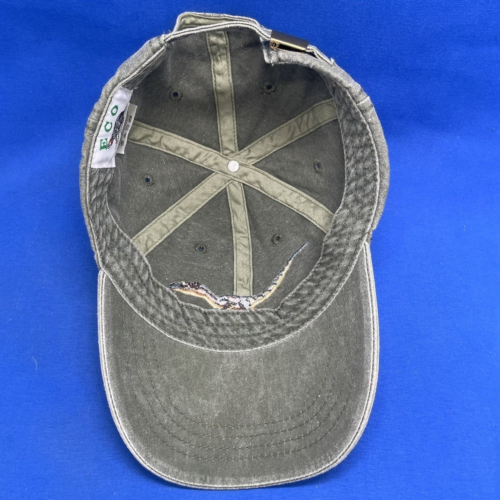 Eco Caps Velociraptor Hat Embroidered Raptor Dinosaur Strapback Cap