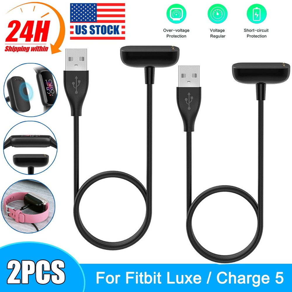 3.3FT USB Magnetic Fast Charging Charger Cable For Fitbit Luxe /Fitbit Charge 6