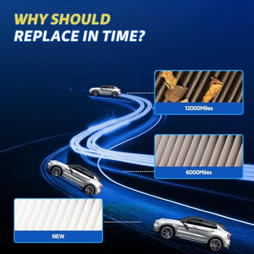 Cabin Engine Air Filter Kit for Highlander 2014 2015 2016 2017 2018 2019