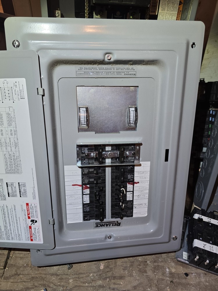Reliance TRC1006C Transfer Panel w/Meters