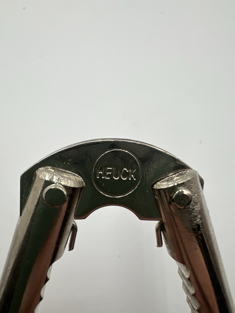 Vintage Heuck Metal Nutcracker Chrome Finish