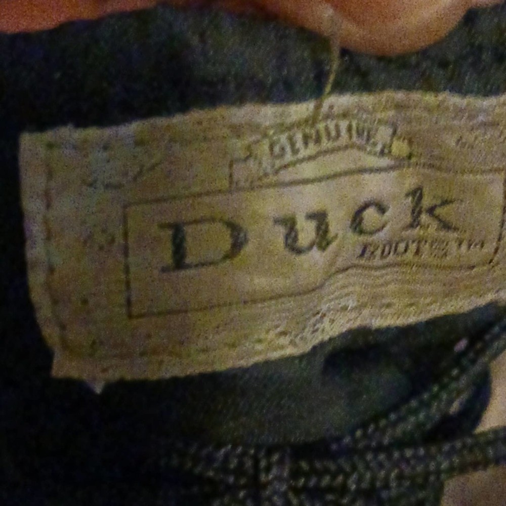 S1040 EUC Vintage Genuine DUCK Boots size 8