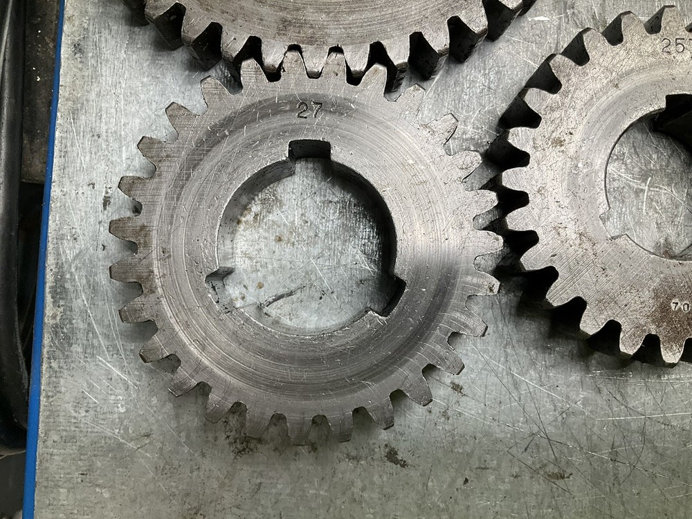 Cincinnati Horizontal Milling Machine Feed Change Gear Set 14ea + Rack