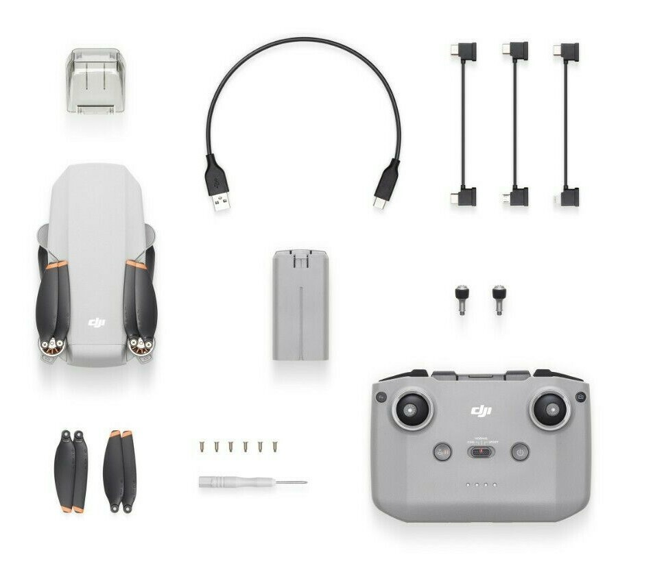 DJI Mini 2 Drone Quadcopter Ready To Fly 3 battery Bundle -Certified Refurbished