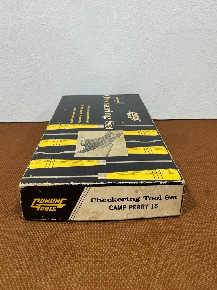 Vintage Gunline Tools Improved Checkering Tool Set- Camp Perry 16