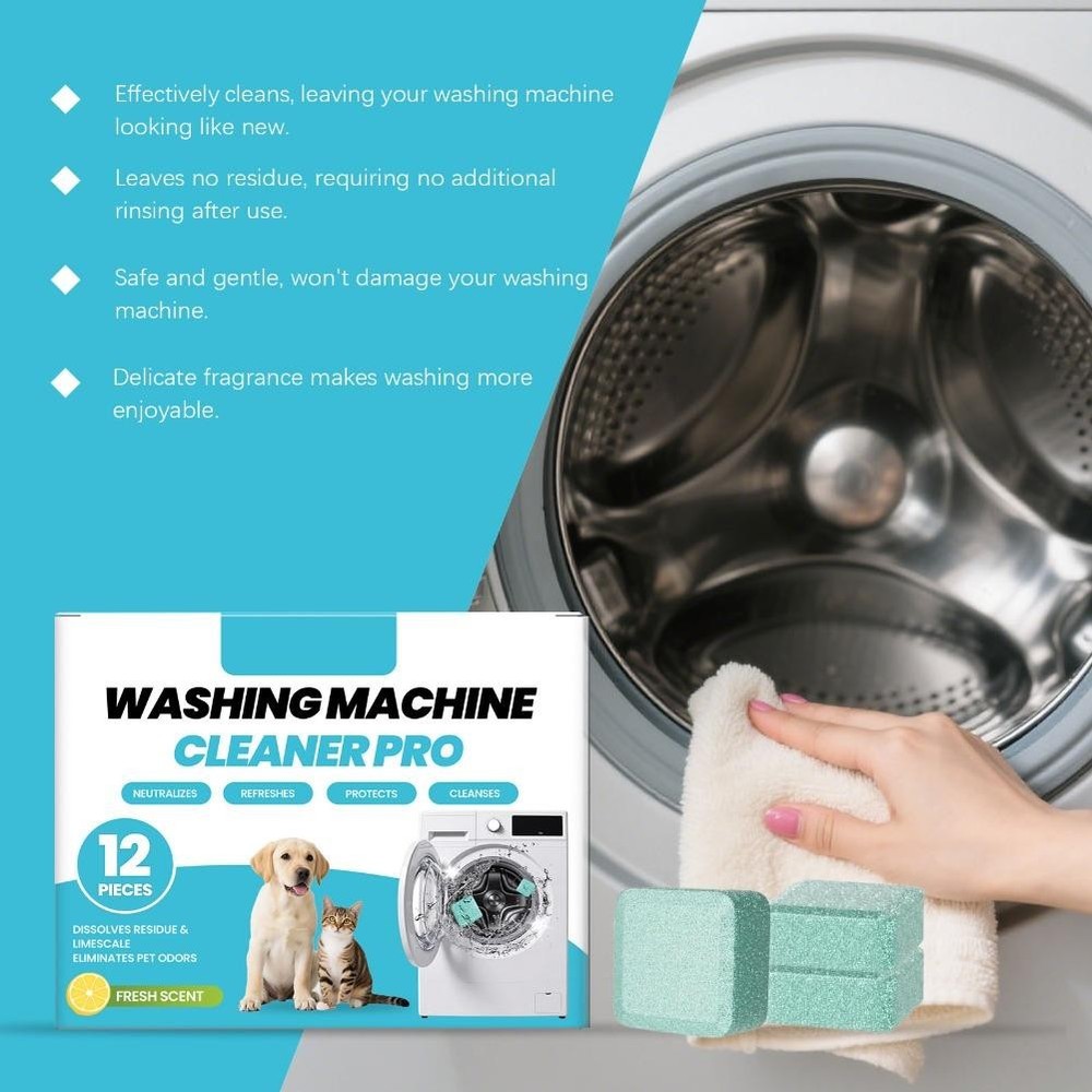 Washing Machine Cleaner Pro Deep Cleaning Tablets Efficient SOG