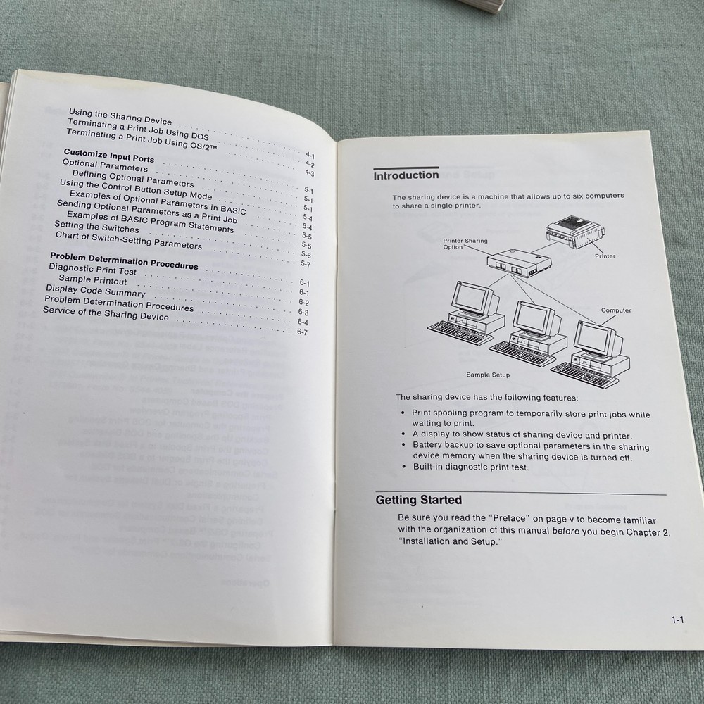 IBM Book Laser Printer Technical Reference 2380 2381 Users Guide Manual 1st Ed.